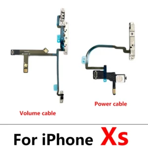 Power Flex Cable for Iphone 7 8 plus X XR XS Max Mute & Volume Switch on off Button Key Replacement Parts - Image 6