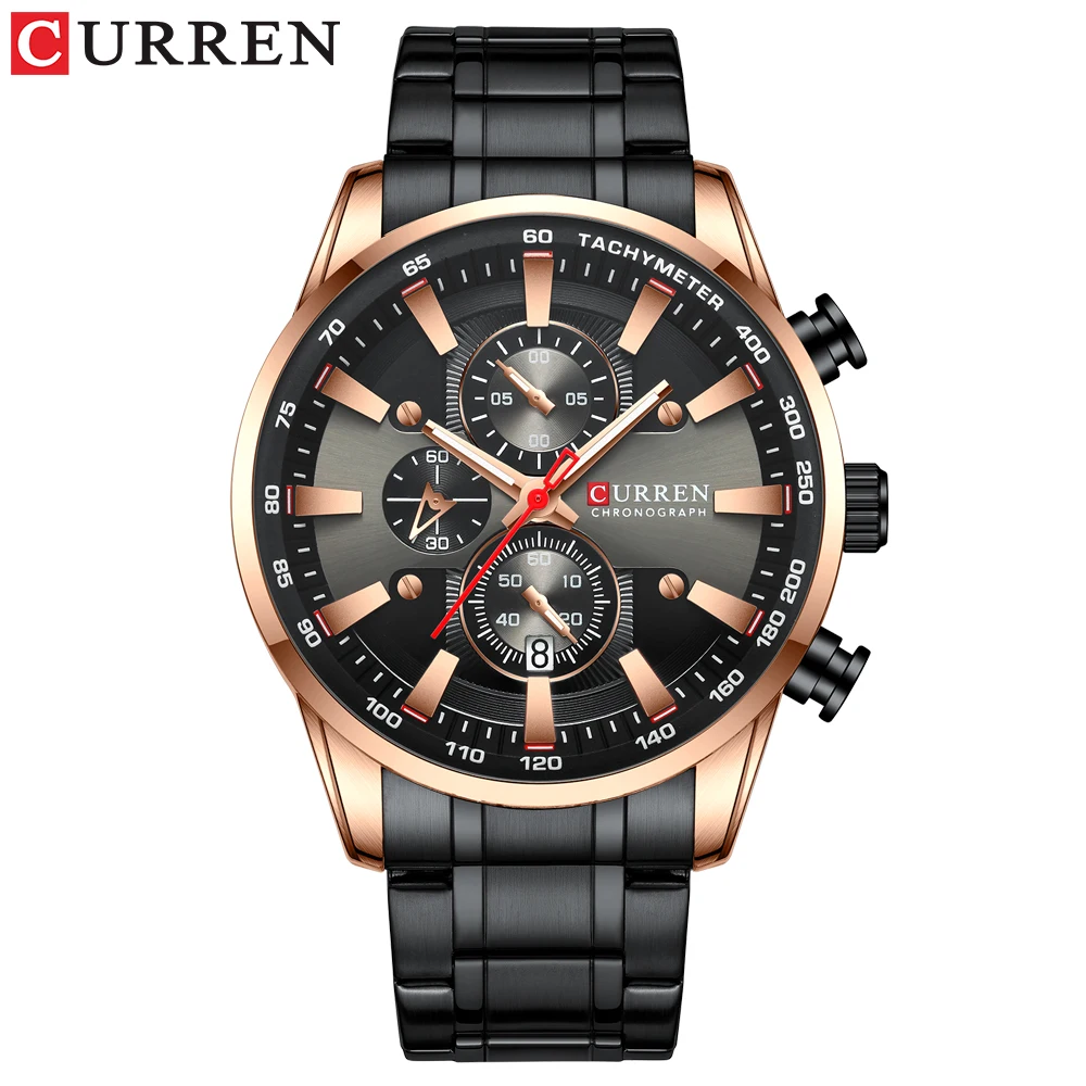 CURREN Mens Watches Waterproof Luxury Wristwatch Men Chronograph - Image 17