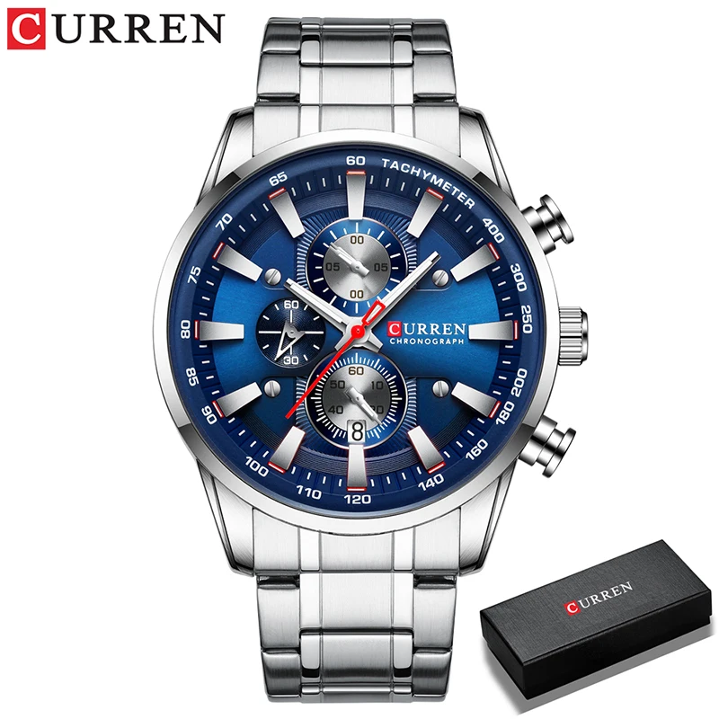 CURREN Mens Watches Waterproof Luxury Wristwatch Men Chronograph - Image 26