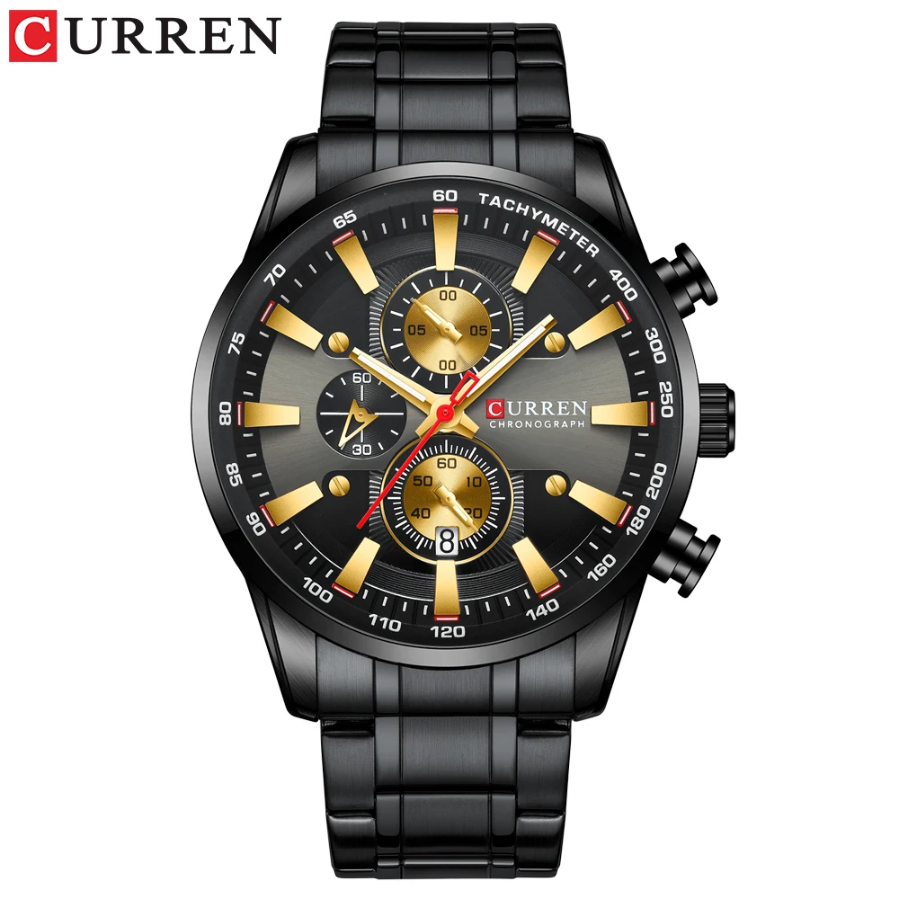 CURREN Mens Watches Waterproof Luxury Wristwatch Men Chronograph - Image 15