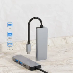 Type C to HDMI USB 3.0 HUB Adapter Convertor 4 in 1 USB 3.1 - Image 4