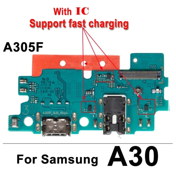 Charging Connector Port Flex for Samsung Galaxy A10 A20 A30 A40 A50 A60 A70 A80 Dock Connector Board