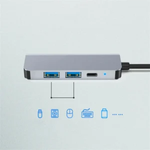 Type C to HDMI USB 3.0 HUB Adapter Convertor 4 in 1 USB 3.1 - Image 3