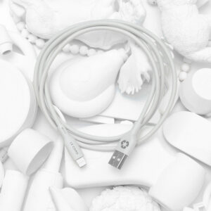 Foggy Snow Lightning cable · 1.2 meter · Made of recycled plastics - Image 2