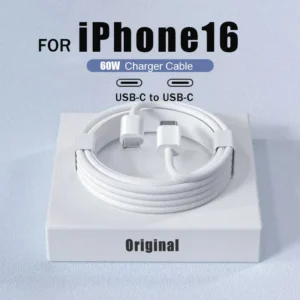 Original 60W USB-C Fast Data Cable for Iphone 16 15 Pro Max plus Samsung Xiaomi Huawei Phone Type C