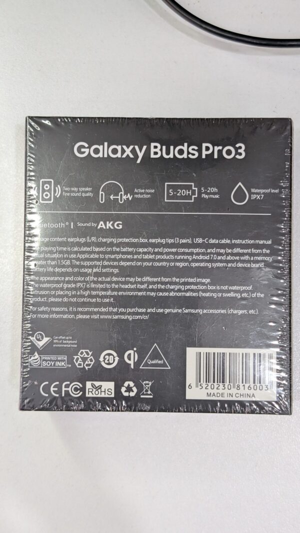 Galaxy Buds3 Pro 2025 Wireless Earbuds, Hybrid ANC in-Ear Headphones, 25H Playtime, Hi-Fi Sound for Gym/Running 2nd Grade