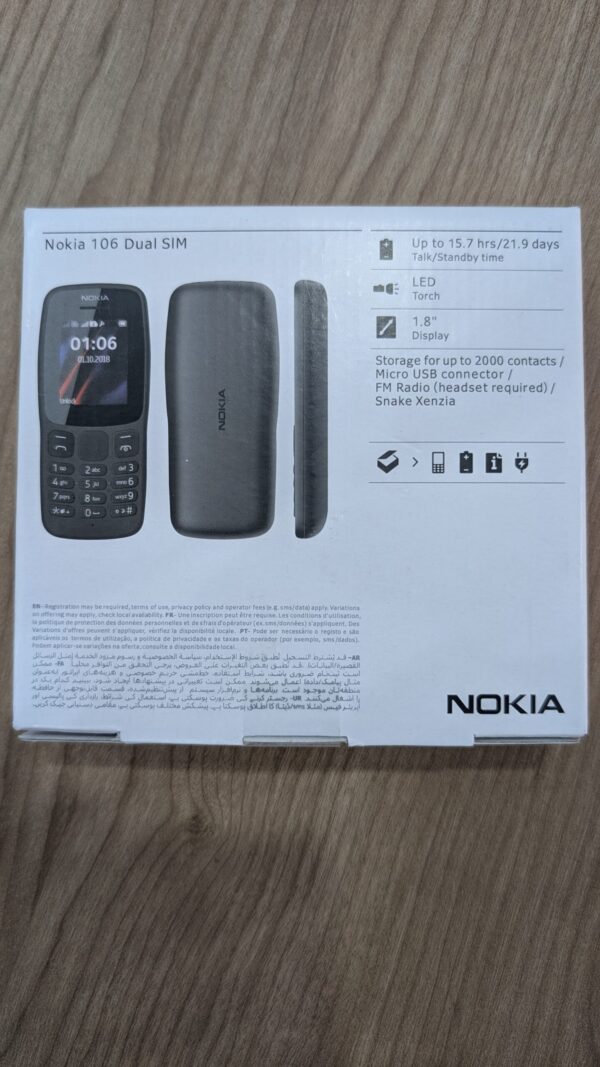 Nokia 106 ? Durable Feature Phone with Long-Lasting Battery