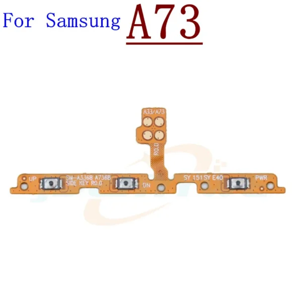 Volume Power Switch on Button Key Ribbon Flex Cable for Galaxy A03 Core A03S A13 A23 A33 A53 A73 4G/5G