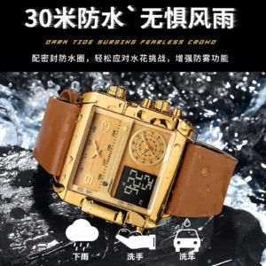 POEDAGAR Man Wristwatch Digital Multifunction Luxury Quartz Men'S Watch - Image 7