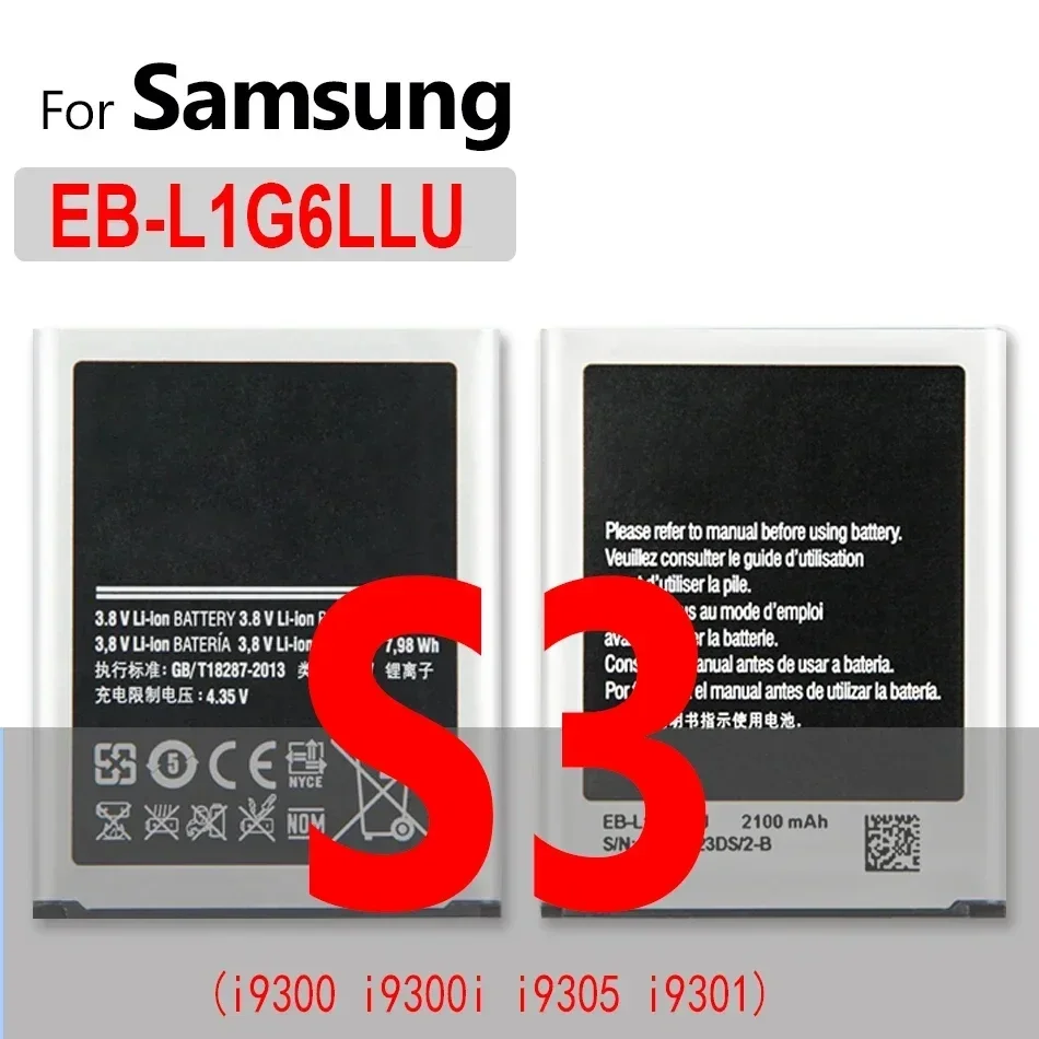 Battery for  Galaxy S S2 S3 S4 S5 S6 S7 S8 S9 S10 5G S10E S20 Mini Edge plus Ultra SM G930F I9300 I9305 G950F G925S I9070 - Image 29