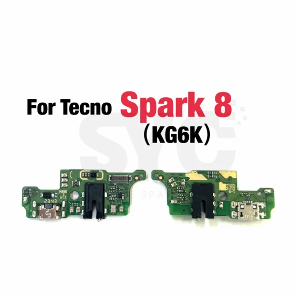 Tecno Spark 7 6 Air Go USB Charging Dock Board Port Connector Flex Cable for Spark 8 8C 8P 9 9T 10C KE5 KG5K