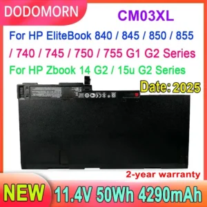 Hp Elitebook 840 845 850 740 745 750 G1 G2 Series HSTNN-DB4Q HSTNN-IB4R LB4R E7U24AA 716724-171