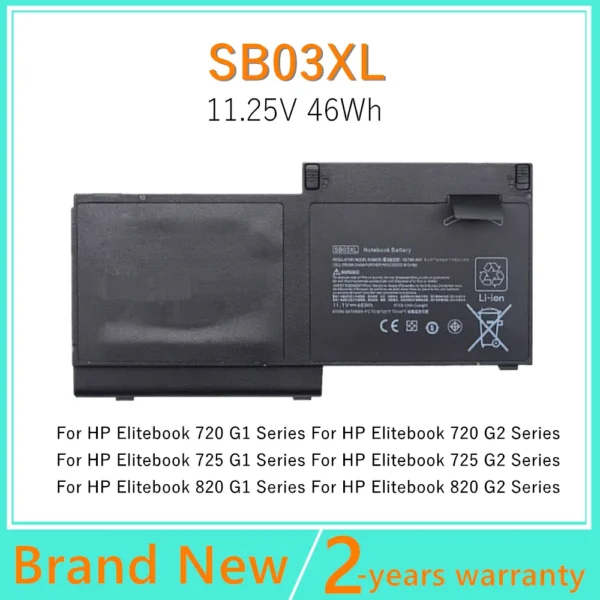 Hp Elitebook 720 725 820 G1 G2