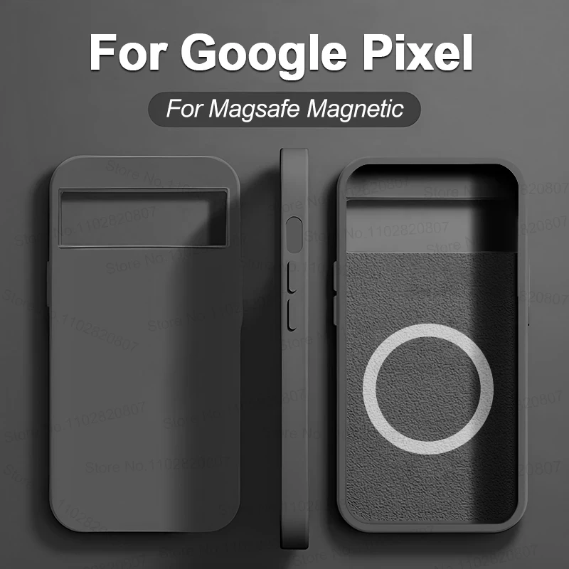 Magnetic Case for Google Pixel 8 7 6 Pro Wireless Charge Bumper Cover Phone Accessories - Image 3