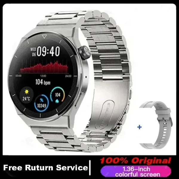 Smart Watch New Bluetooth Call Full Touch Amoled Diy Dails Sport Waterproof Smartwatch Pk Gt3 Pro Watch