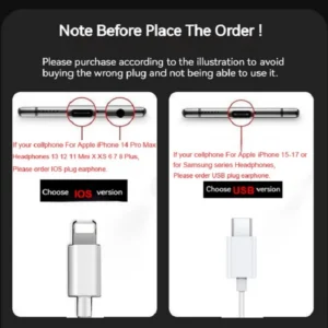 Wired Earphones for Apple Lightning Iphone 11-17 Pro Max Mini X XS XR X 7 8 6 plus (No Bluetooth Required) - Image 2