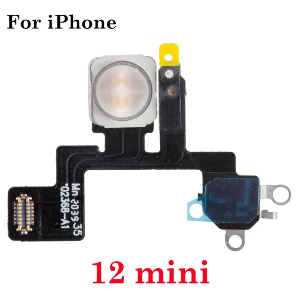 LED Flash Light Sensor Flex Cable Replacement for Iphone 11 12 13 14 15 Pro Max Mini plus
