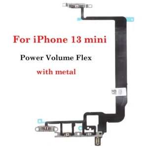 Iphone 12 13 14 plus Pro Max Mini Power on off Volume up down Switch Side Button Flex Cable - Image 34