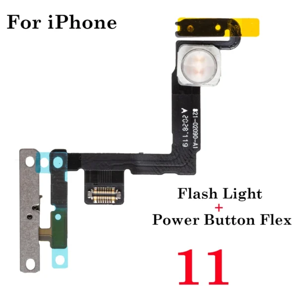 LED Flash Light Sensor Flex Cable Replacement for Iphone 11 12 13 14 15 Pro Max Mini plus