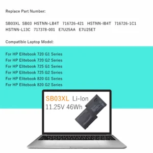 Hp Elitebook 720 725 820 G1 G2 - Image 7