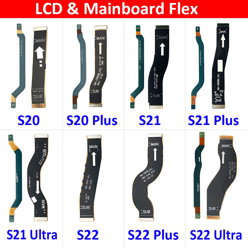 LCD Screen Main Board Connector Motherboard Connection Flex Cable for Samsung Galaxy S20 S21 S22 plus Ultra Fe Replacement Parts - Image 1