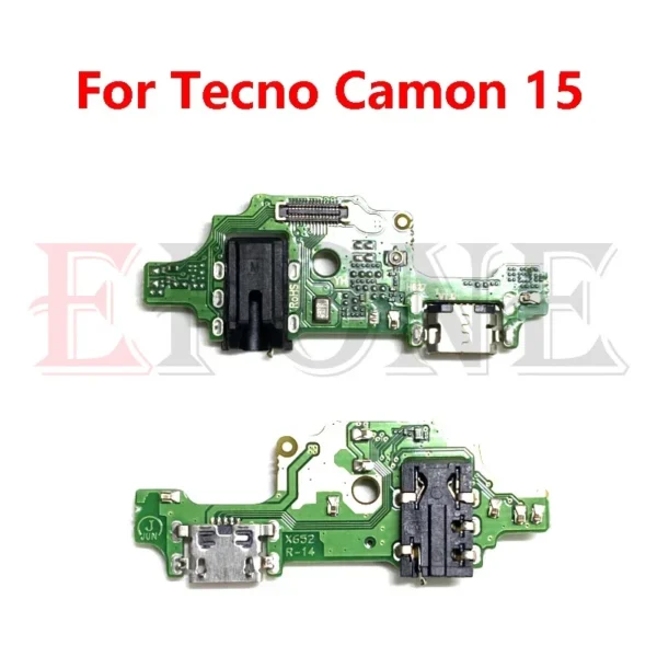 Tecno Camon 11 11S 12 15 16 17 17P 18 18P 19 X Pro CF7 CF8 Air USB Charging Port Dock Connector Flex Cable