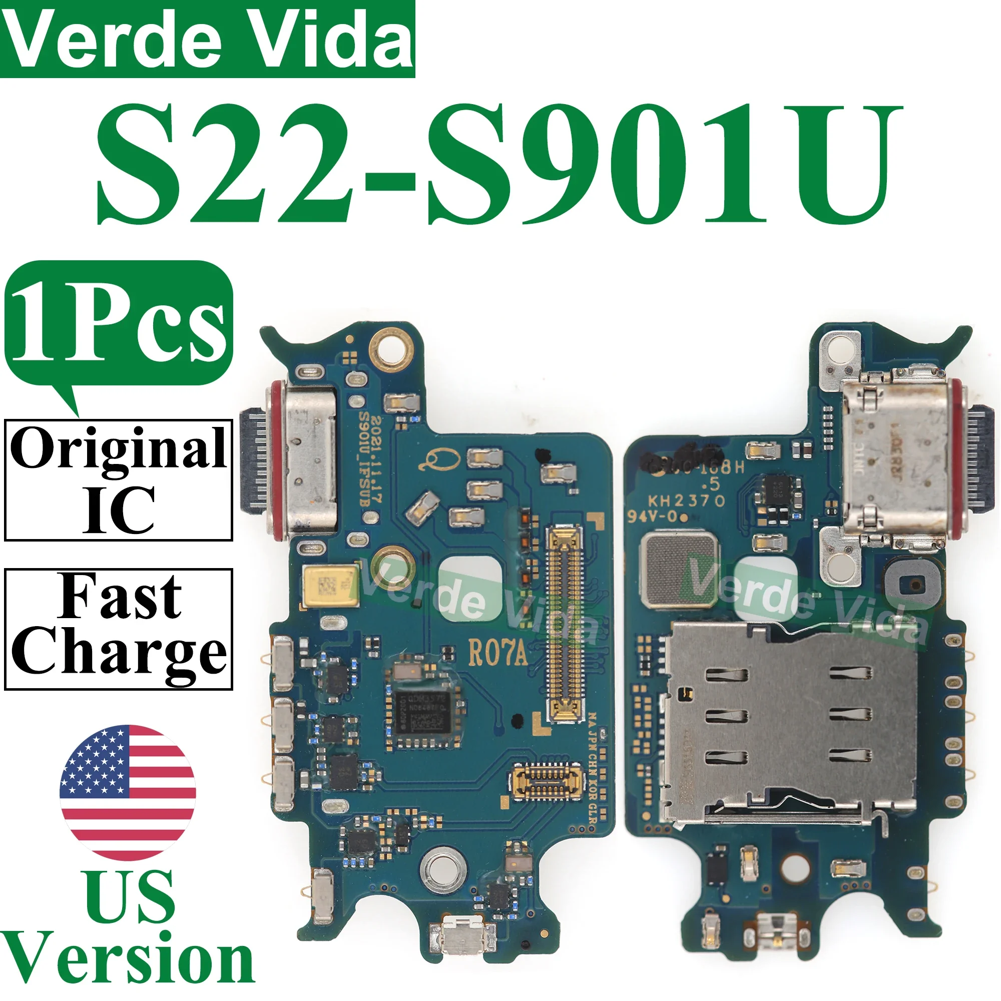 Charging Port Board  Dock Connector Flex Cable for  S928U S918U S908U S906U S23 S24 Ultra S22 plus S21 FE - Image 9