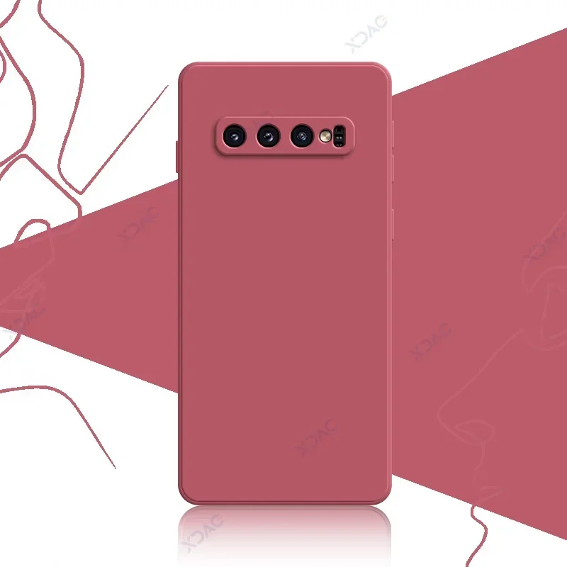 Silicone Covers for Samsung Galaxy S10 plus S10E Samsungs10Plus Soft Phone Case Waterproof Housing - Image 38