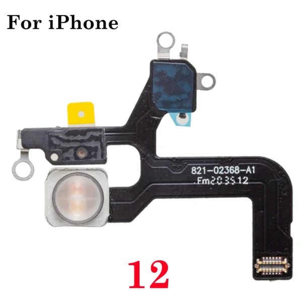 LED Flash Light Sensor Flex Cable Replacement for Iphone 11 12 13 14 15 Pro Max Mini plus