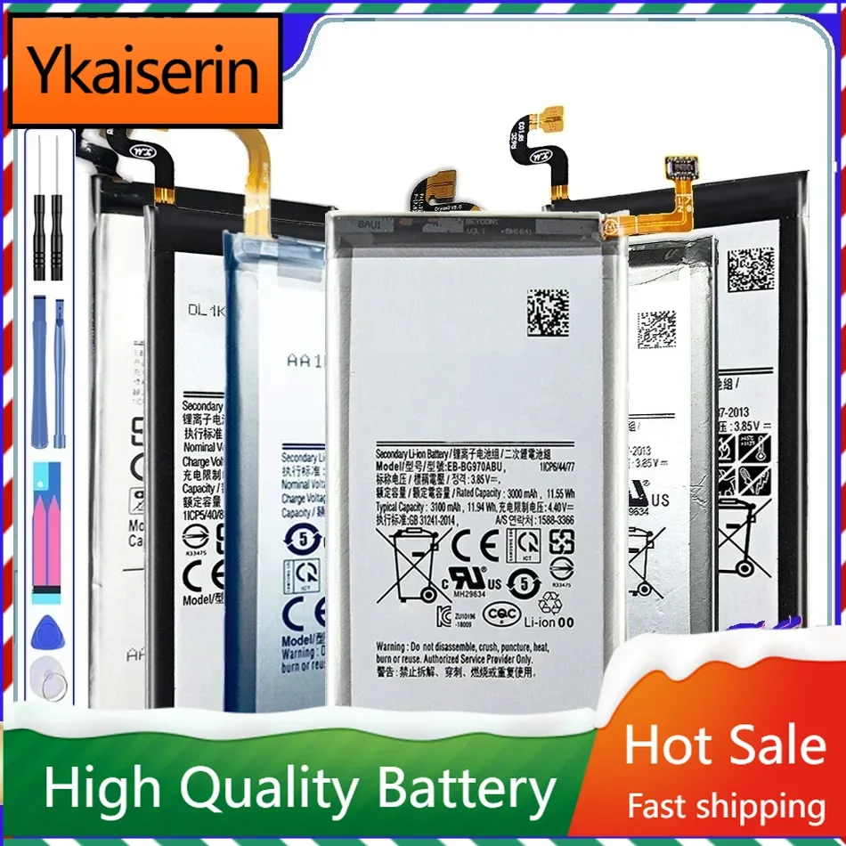 Battery for  Galaxy S S2 S3 S4 S5 S6 S7 S8 S9 S10 5G S10E S20 Mini Edge plus Ultra SM G930F I9300 I9305 G950F G925S I9070 - Image 1