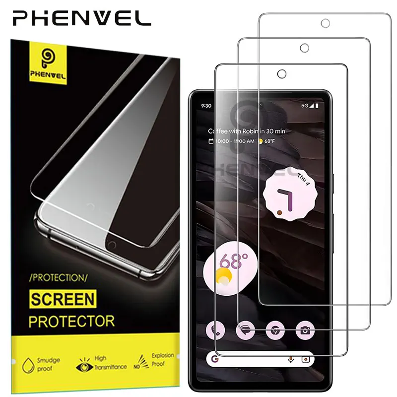 Google Pixel 8 Pro 7A 6A 7 6 8A 9A 9 Pro XL anti Shatter Protective Glass Screen Protector - Image 33