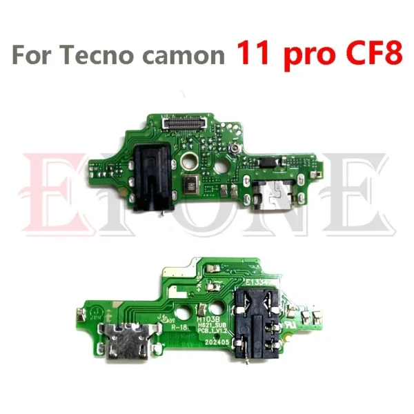 Tecno Camon 11 11S 12 15 16 17 17P 18 18P 19 X Pro CF7 CF8 Air USB Charging Port Dock Connector Flex Cable