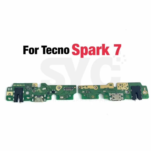 Tecno Spark 7 6 Air Go USB Charging Dock Board Port Connector Flex Cable for Spark 8 8C 8P 9 9T 10C KE5 KG5K