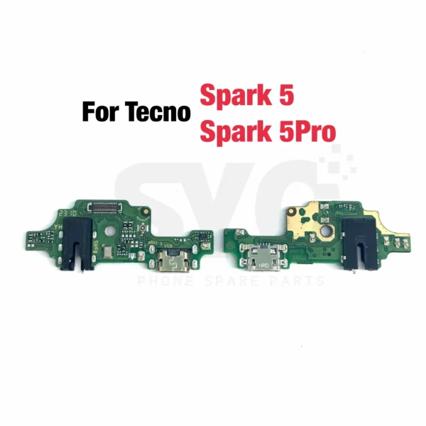 Tecno Spark 7 6 Air Go USB Charging Dock Board Port Connector Flex Cable for Spark 8 8C 8P 9 9T 10C KE5 KG5K