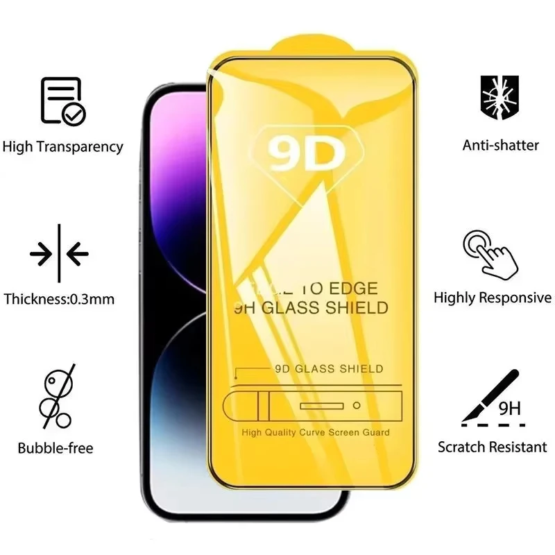 Tempered Glass for Infinix Hot 30 40 Pro 30I Note 30 GT 10 Pro Smart 8 7 Screen Protector for Tecno Camon 19 - Image 6