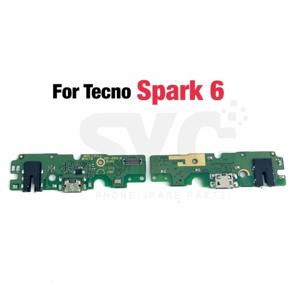 Tecno Spark 7 6 Air Go USB Charging Dock Board Port Connector Flex Cable for Spark 8 8C 8P 9 9T 10C KE5 KG5K