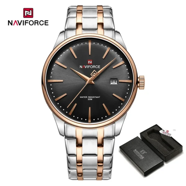 NAVIFORCE NF9230 Men'S Luxury Wristwatch Stainless Steel Stainless Steel Strap Calendar