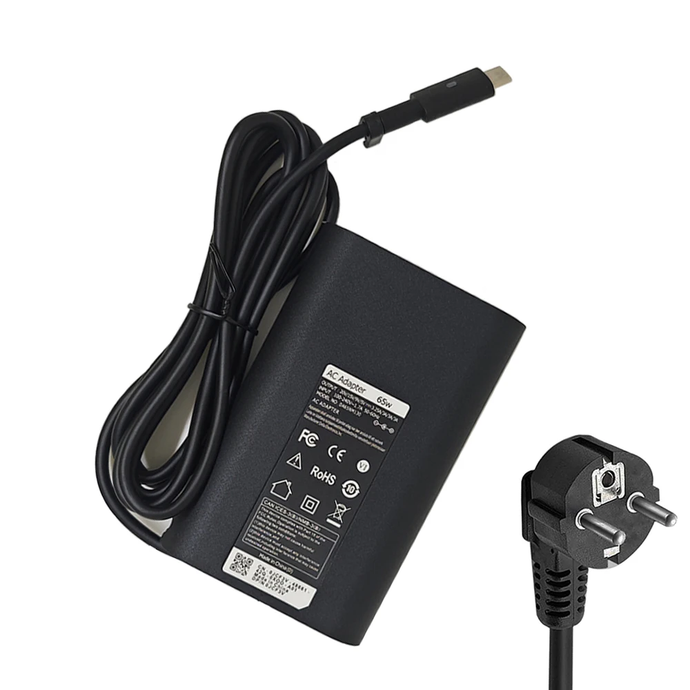 DELL Latitude 7420 7370 7275 5285 5420 5520 7320 7410 5179 7390 5290 5320 Power Cord 65W USB Type C Laptop Adapter Charger - Image 13