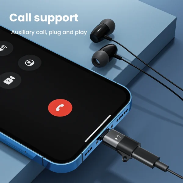 OTG Type C to Lightning Adapter for Iphone USB