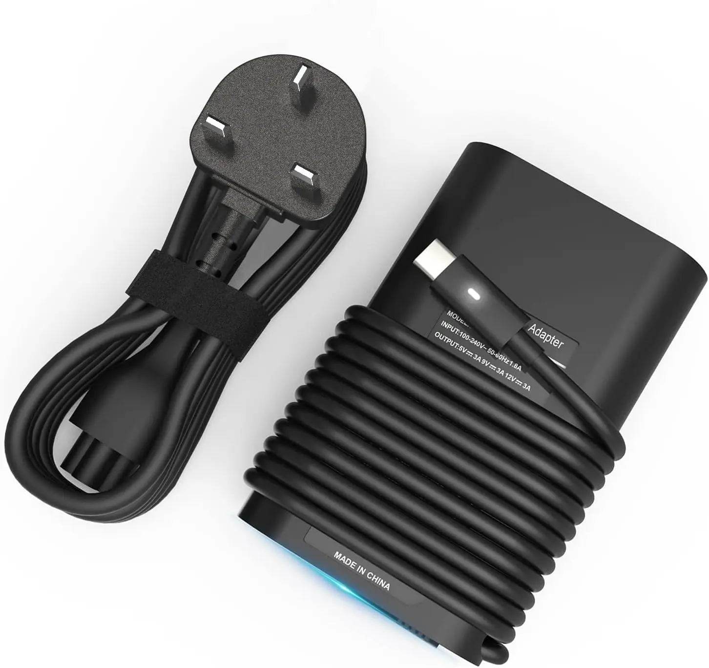 DELL XPS Charger 12 13 9365 9370 7390 9380, Latitude 7389 7390 7275 7370 45W USB Type-C - Image 10