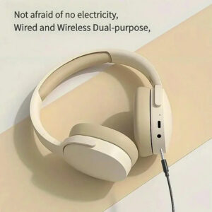 NNEOBA Bluetooth Wireless Headphone Khaki - Image 2