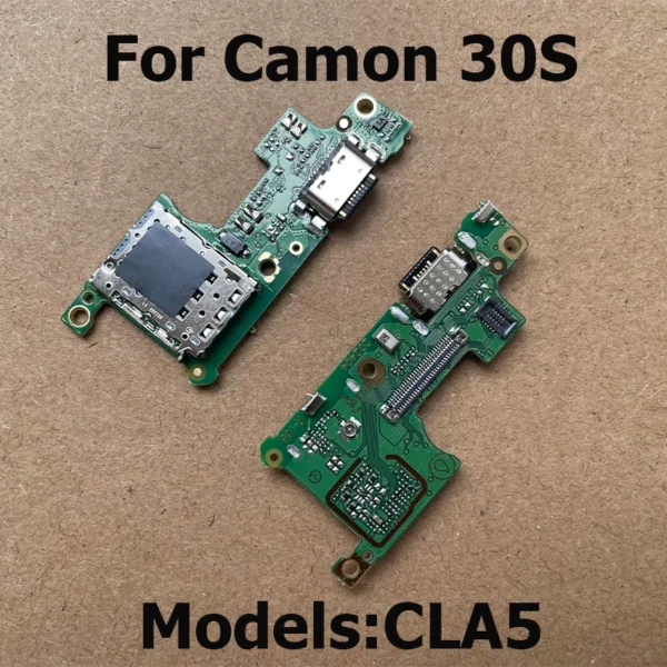 Tecno Camon 30 USB Charging Dock Board Connector PCB Port Flex Cable for Camon 30S Pro 4G 5G