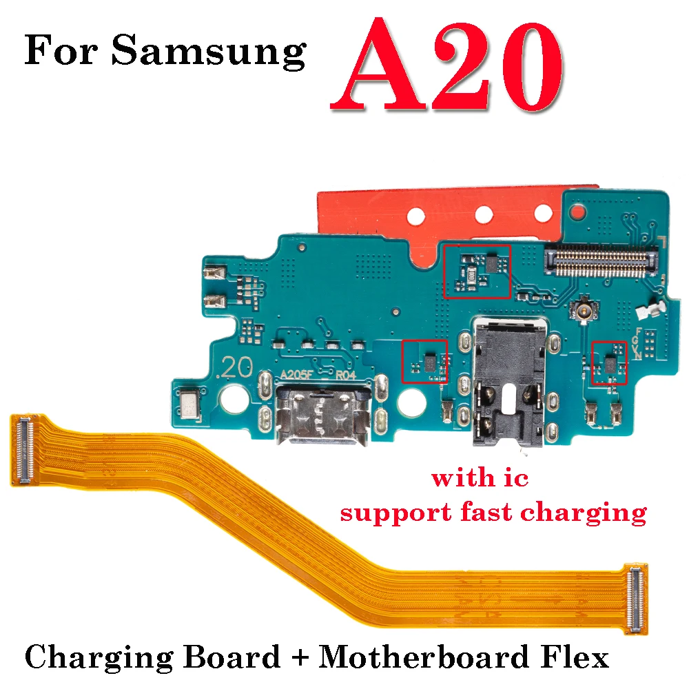 Charging Connector Port Flex for Samsung  Galaxy A10 A20 A30 A40 A50 A60 A70 A80 Dock Connector Board - Image 20