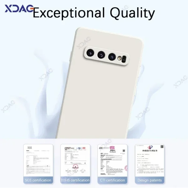 Silicone Covers for Samsung Galaxy S10 plus S10E Samsungs10Plus Soft Phone Case Waterproof Housing