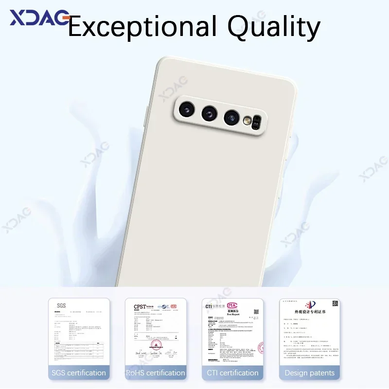 Silicone Covers for Samsung Galaxy S10 plus S10E Samsungs10Plus Soft Phone Case Waterproof Housing - Image 3