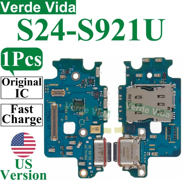 Charging Port Board Dock Connector Flex Cable for S928U S918U S908U S906U S23 S24 Ultra S22 plus S21 FE