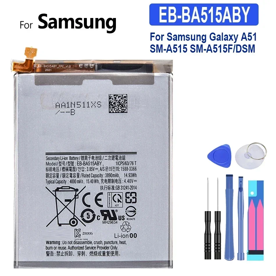 Battery for  Galaxy A71 A70 A60 A53 A51 5G A50 A42 A72 A41 A40 A31 A21S A20E A10E A13 SM-A705 SM-A5360 A5360 A33 - Image 28