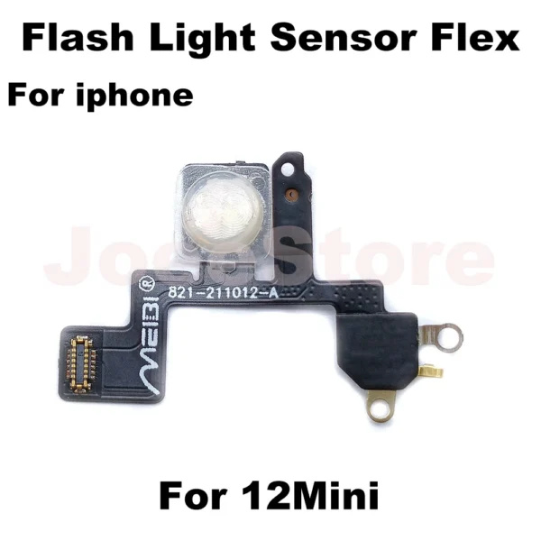 Flash Light Sensor Flex Cable for Iphone 13 14 12 Pro Max Mini Flex Repair Parts