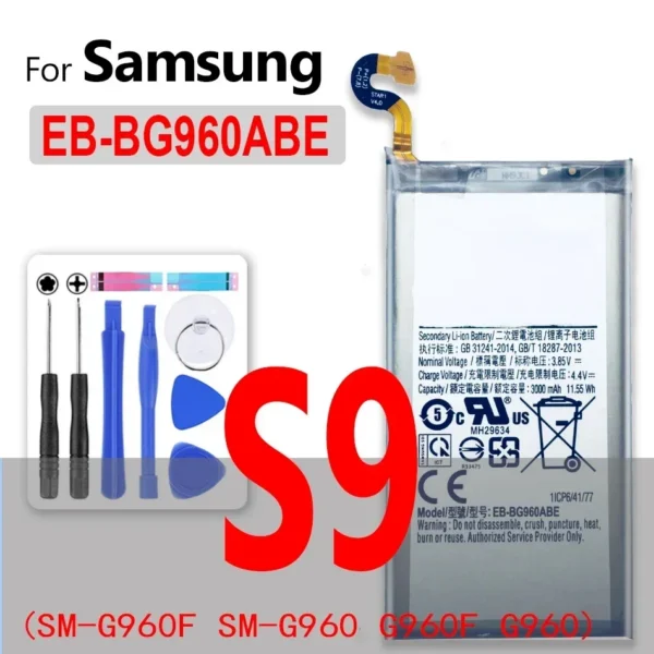 Battery for Galaxy S S2 S3 S4 S5 S6 S7 S8 S9 S10 5G S10E S20 Mini Edge plus Ultra SM G930F I9300 I9305 G950F G925S I9070