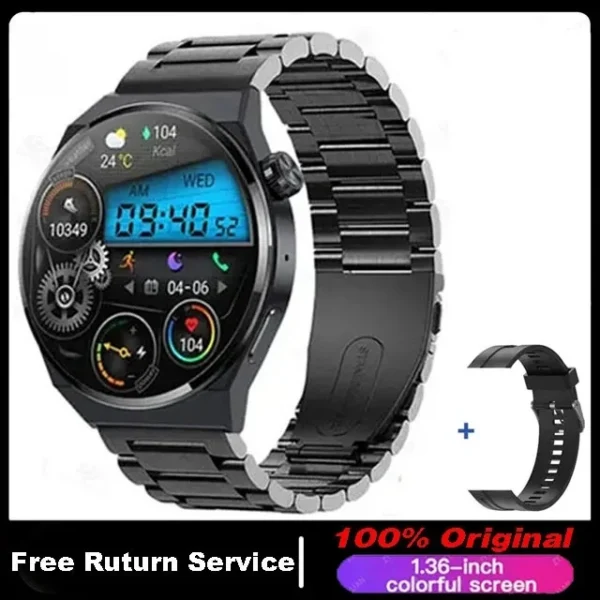 Smart Watch New Bluetooth Call Full Touch Amoled Diy Dails Sport Waterproof Smartwatch Pk Gt3 Pro Watch